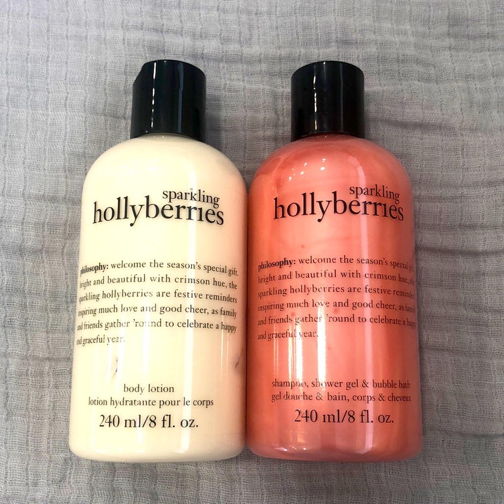 NEW Philosophy brand body soap and lotion